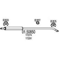 01.50850 MTS Средний глушитель выхлопных газов