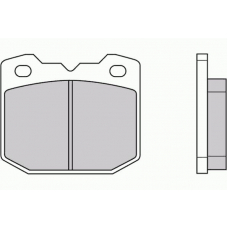 12-0318 E.T.F. Комплект тормозных колодок, дисковый тормоз
