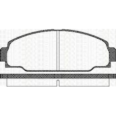 8110 13981 TRISCAN Комплект тормозных колодок, дисковый тормоз