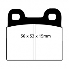 DP4105R EBC Brakes Колодки тормозные