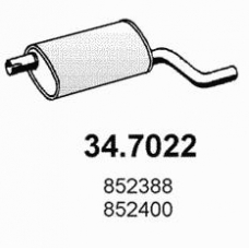 34.7022 ASSO Глушитель выхлопных газов конечный