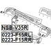 0223-F15RL FEBEST Тяга / стойка, стабилизатор