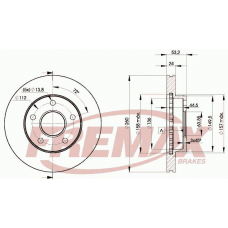 BD-8109 FREMAX Тормозной диск