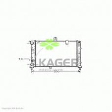 31-0564 KAGER Радиатор, охлаждение двигателя