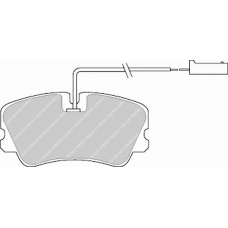 FDB727 FERODO Комплект тормозных колодок, дисковый тормоз