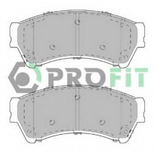 5000-2021 PROFIT Комплект тормозных колодок, дисковый тормоз
