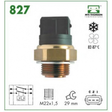 827 MTE-THOMSON Термовыключатель, вентилятор радиатора