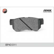 BP43011 FENOX Комплект тормозных колодок, дисковый тормоз