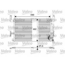 816980 VALEO Конденсатор, кондиционер