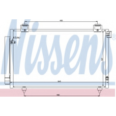 940199 NISSENS Конденсатор, кондиционер