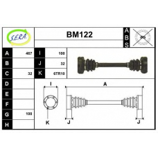 BM122 SERA Приводной вал