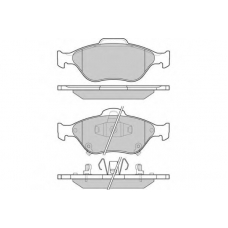 12-1255 E.T.F. Комплект тормозных колодок, дисковый тормоз