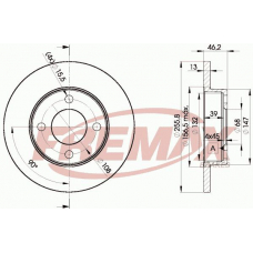 BD-3632 FREMAX Тормозной диск