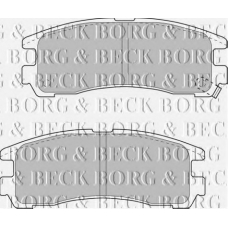 BBP1500 BORG & BECK Комплект тормозных колодок, дисковый тормоз