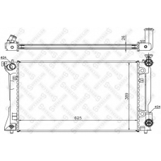 10-25194-SX STELLOX Радиатор, охлаждение двигателя