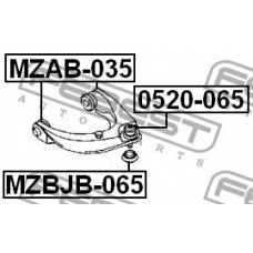 0520-065 FEBEST Несущий / направляющий шарнир