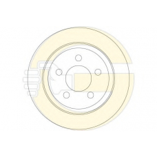 6063864 GIRLING Тормозной диск