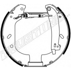 6102 TRUSTING Комплект тормозных колодок