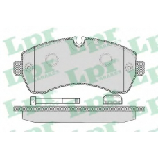 05P1295K LPR Комплект тормозных колодок, дисковый тормоз