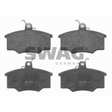 30 91 6070 SWAG Комплект тормозных колодок, дисковый тормоз