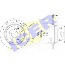 78BD0416-2 ICER Тормозной диск