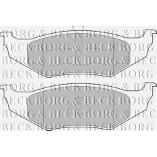 BBP1450 BORG & BECK Комплект тормозных колодок, дисковый тормоз