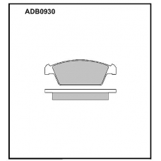 ADB0930 Allied Nippon Тормозные колодки