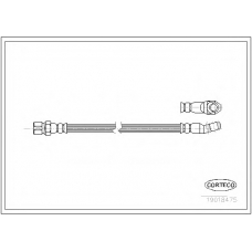 19018475 CORTECO Тормозной шланг