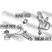 HAB-001 FEBEST Подвеска, рычаг независимой подвески колеса