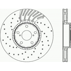 BDRS2284.25 OPEN PARTS Тормозной диск
