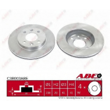 C3R003ABE ABE Тормозной диск