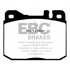 DP261/2 EBC Brakes Колодки тормозные