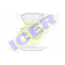181159 ICER Комплект тормозных колодок, дисковый тормоз