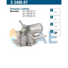 5349887 FAE Термостат, охлаждающая жидкость