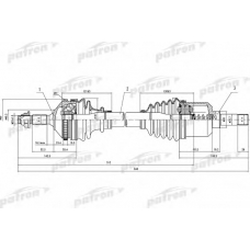 PDS0389 PATRON Приводной вал