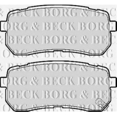 BBP2117 BORG & BECK Комплект тормозных колодок, дисковый тормоз