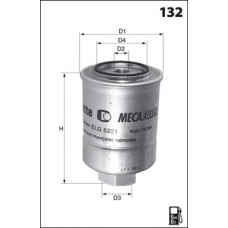 ELG5263 MECAFILTER Топливный фильтр