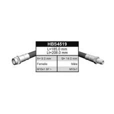 HBS4519 QUINTON HAZELL Тормозной шланг