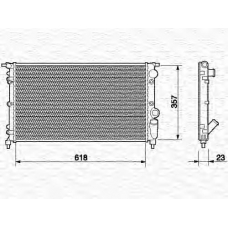 350213616000 MAGNETI MARELLI Радиатор, охлаждение двигател