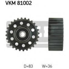VKM 81002 SKF Паразитный / ведущий ролик, зубчатый ремень