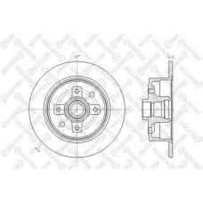 6020-3616-SX STELLOX Тормозной диск