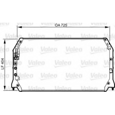 814247 VALEO Конденсатор, кондиционер