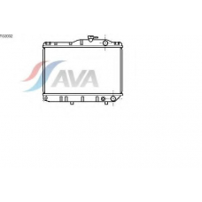 TO2032 AVA Радиатор, охлаждение двигателя