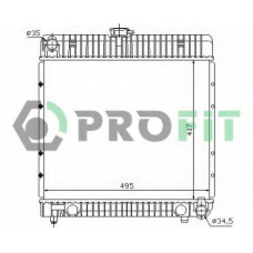 PR 3561A1 PROFIT Радиатор, охлаждение двигателя