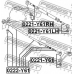 0221-Y61LH FEBEST Наконечник поперечной рулевой тяги