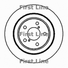 FBD575 FIRST LINE Тормозной диск