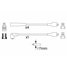 0 986 356 786 BOSCH Комплект проводов зажигания