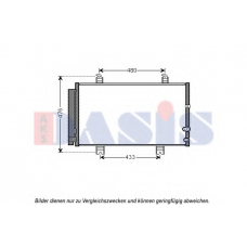 212096N AKS DASIS Конденсатор, кондиционер