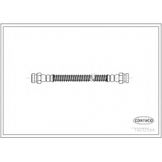 19032594 CORTECO Тормозной шланг