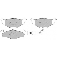 FDB1634 FERODO Комплект тормозных колодок, дисковый тормоз